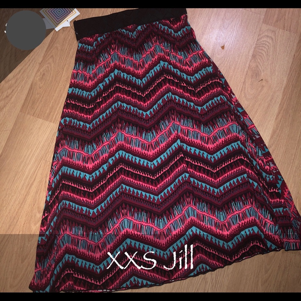 LuLaRoe Jill Skirt XXS
